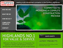 Tablet Screenshot of munrohighland.co.uk